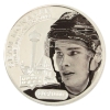 Image 1 : 1oz Cook Islands 2017 $5 Upper Deck Grandeur- Sean Monahan .9999 High Relief Silver Coin 
