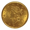 Image 2 : USA Gold 1852 Dollar UNC+