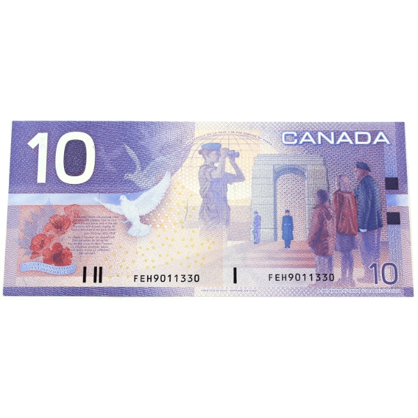 BC-63bA 2001 $10 CUNC Knight-Dodge SN:FEH9011330