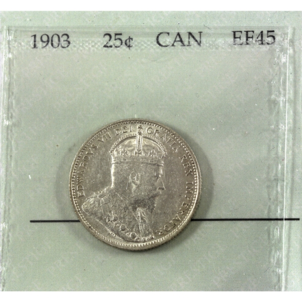 25-cent 1903 Prestige Certified EF45