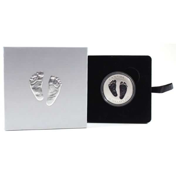 2021 $10 Welcome to the World - Baby Feet Fine Silver (Tax Exempt)