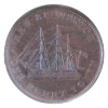 Image 2 : Breton 909, CH-NB2A 1843 New Brunswick One Penny Token ICCS MS62