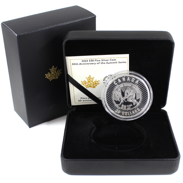 2022 $30 50th Anniversary of the Summit Series 2oz .9999 Fine Silver Coin (Tax Exempt)