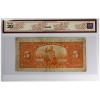 Image 2 : BC-5 1935 $5 English BCS VF20 Osborne-Towers SN: A1152998 Check Letter C