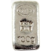 Image 1 : 100g Yeagers Poured Silver YPS .999+ Fine Silver Hand Poured Bar. (Tax Exempt)
