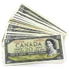 Image 1 : Bulk Lot of 1954 $20 Banknotes in Average Condition. 14pcs.