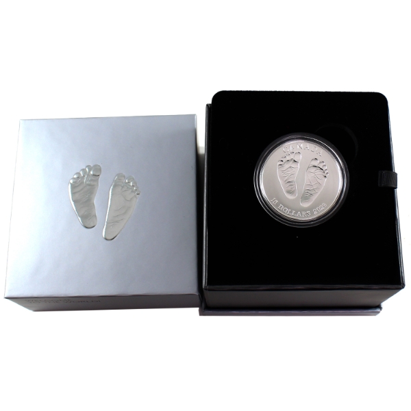 2023 $10 Welcome to the World - Baby Feet Fine Silver Coin (Tax Exempt)