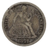 Image 1 : USA 1877-CC Silver 10-cent F (Bent)