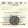Image 1 : 10-cent 1904 ICCS EF40 