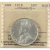 Image 1 : 50-cent 1918 ICCS MS63