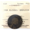 Image 1 : Breton 1008, CH-BL32A2 Canada Blacksmith Token Brass ICCS F12 Listed as EXTREMELY RARE in Charlton
