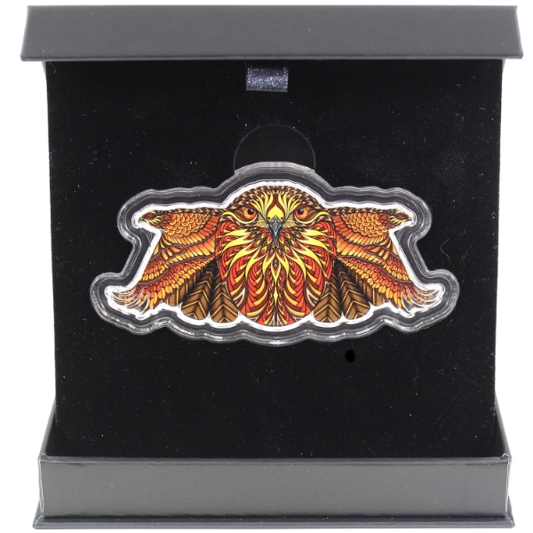 Solomon Islands Silver 2022 $8 Shadow Hunters: Hawk Fine Silver Coin (Tax Exempt)