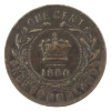 Image 1 : Newfoundland 1-cent 1880 Oval 0 VG