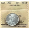 Image 1 : 25-cent 1902 ICCS MS63