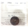 Image 1 : 10-cent 1908 ICCS AU58