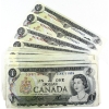 Image 1 : 53x 1973 $1 Bank of Canada Banknote Collection in Average Condition. 53pcs.