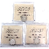 Image 2 : 5-cent 1899, 1901 & 1904 ICCS AU55. 3pcs.