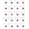 Image 3 : Switzerland 1850-2005 One Rappen Bulk Collection in 6x 20-Pocket Sheets. 118pcs