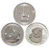 Image 1 : 4.25oz Lot Total! RCM 2018 & 2020 Mixed Denomination .9999 Fine Silver Rounds. 3pcs. (Tax Exempt)