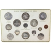 Image 1 : 1935-1971 Canada Commemorative Coins 14-coin set in Vintage Cardboard Holder
