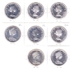 Image 2 : Silver $1 1960-1967 All are PL except 1963. 8pcs.