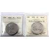 Image 1 : Nickel $1 1970 PL65 & 1976 Nickel; Numismatic BU MS67 ICCS. 2pcs. 