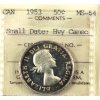 Image 1 : 50-cent 1953 Small Date ICCS MS64 HC