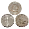 Image 1 : 3x 1oz Beaver Bullion Assorted .999 Fine Silver Rounds. 3pcs. (Tax Exempt)