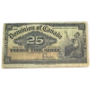 Image 3 : ERROR DC-15c-E25a-i 1900 25-cent BCS F12 'Cut Off Size', Saunders (Holes)