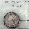 Image 3 : 50-cent 1888 Obverse 3 Prestige Certified VG10 
