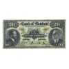 Image 2 : 505-54-10 1914 $20 Bank of Montreal BCS VF30 Various-Meredith SN: 091971 Check Letter B 