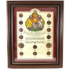 *Canadian Penny Collection 14-coin Set in Wooden Frame