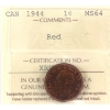 Image 1 : 1-cent 1944 ICCS MS64 Red