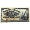 Image 1 : DC-15a 1900 25-cent 'Shinplaster' VF-EF Courtney