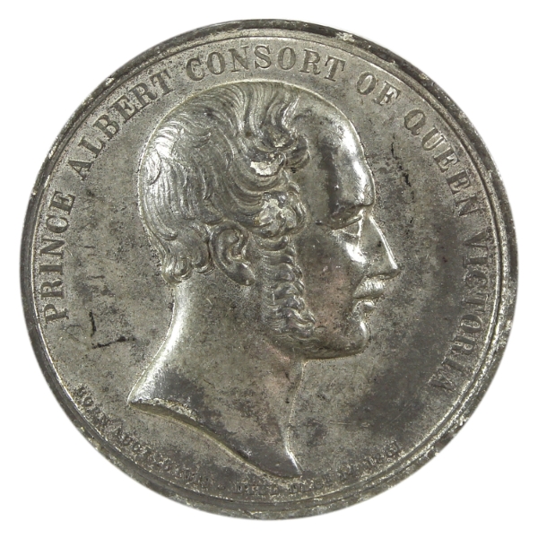 Great Britain 1862 Prince Albert Great London Exposition (Eimer-1554) 41.26g-Pewter, 52mm