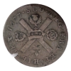 Image 1 : Scotland Silver 1677 1/4 Merk Charles II VF KM-116 (clipped)