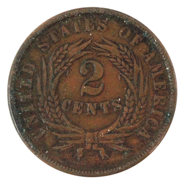 USA 1865 2-cents VF-EF