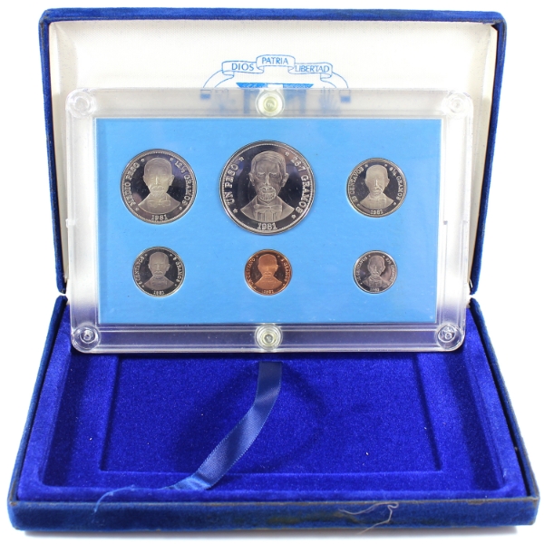 Dominican Republic 1981 6-Coin Proof Set