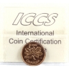 Image 2 : 1-cent 1962 Harp ICCS MS64 Red