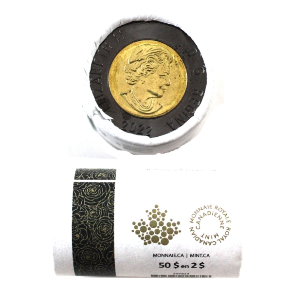 *$2 2022 Honouring Queen Elizabeth Special Wrap Roll of 25pcs. 1 Roll. 