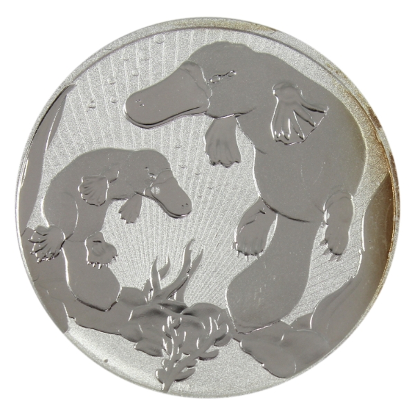 Australia 2021 $2 Platypus Piedfort .999 Fine Silver Coin (Tax Exempt)