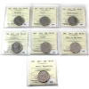Image 1 : 25-cent 2012-2013 Commemorative ICCS MS66. 7pcs