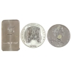 Image 2 : 3x 1oz World Assorted .999 Fine Silver Bar & Rounds. 3pcs (Tax Exempt)