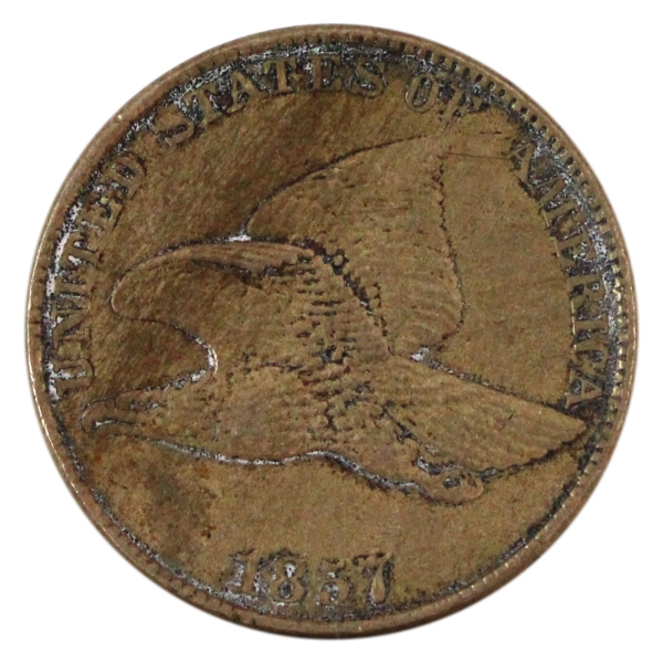 USA 1857 1-cent EF-AU