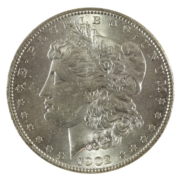 USA Silver 1902O Morgan Dollar Choice BU