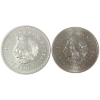 Image 2 : 2x 1oz Gold State Mint Aztec Calendar .999 Fine Silver Rounds. 2pcs (Tax Exempt)