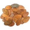 Image 1 : 25x Assorted Elongated Copper Rounds. 25pcs.