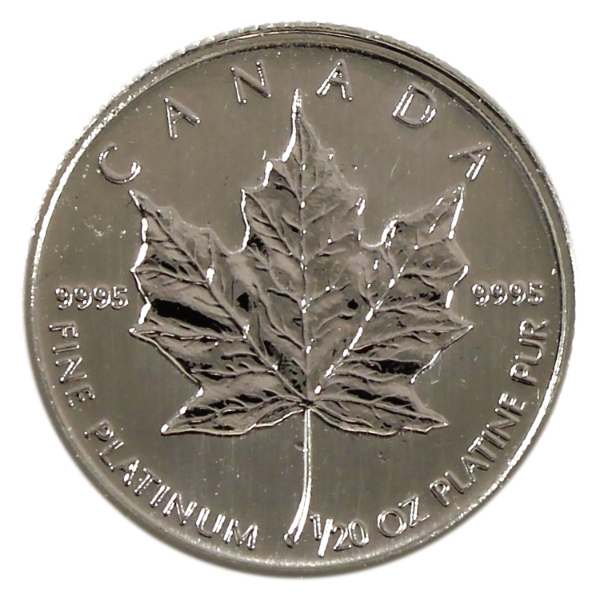 1/20oz 1998 $1 Platinum .9995 Fine Platinum Coin (Tax Exempt)