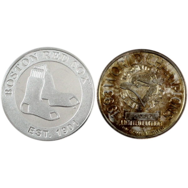 1oz Medallions .999 Silver. 2pcs. (Tax Exempt)