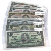 Image 1 : 6x 1937 $1-$10 Fine to AU (Holes or Damaged). 6pcs. 